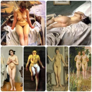 ню-картины-художник-Андерс-Цорн