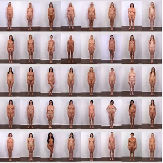 40 голых женщин на кастинге